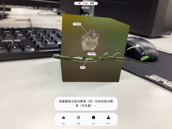 資訊教學成果-MERGE CUBE圖片